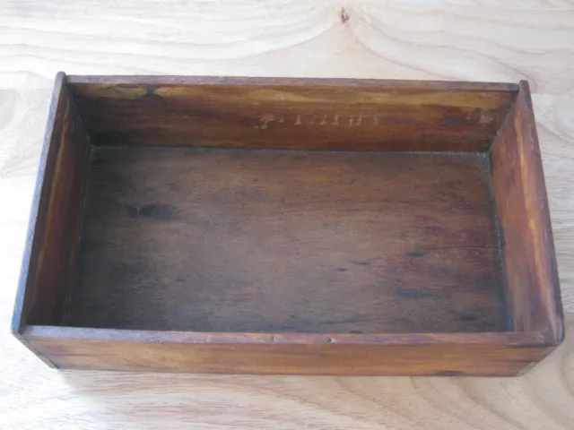 Antique Wooden Cigar Box Pennsylvania 1st District Factory No. 2