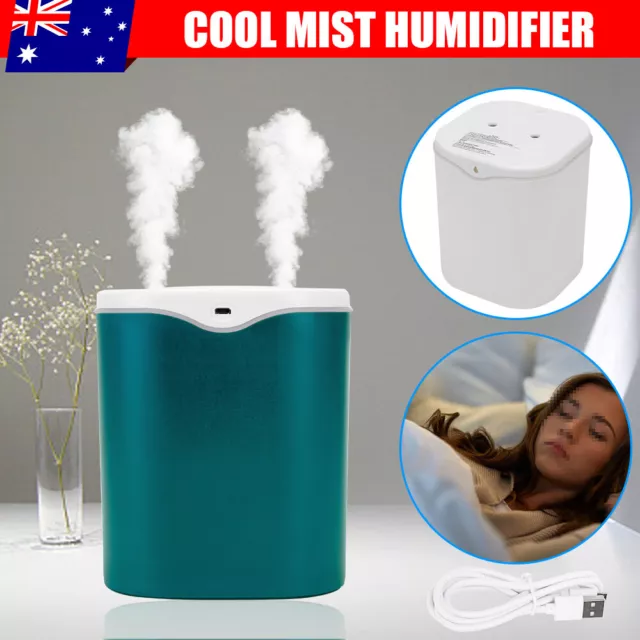 2L Ultrasonic Air Humidifier Cool Mist Steam Purifier Aroma Beauty LED Lights