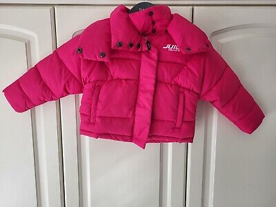 Juicy Couture Girls Pink Padded Puffa Jacket Coat Age 4-5 BNWT