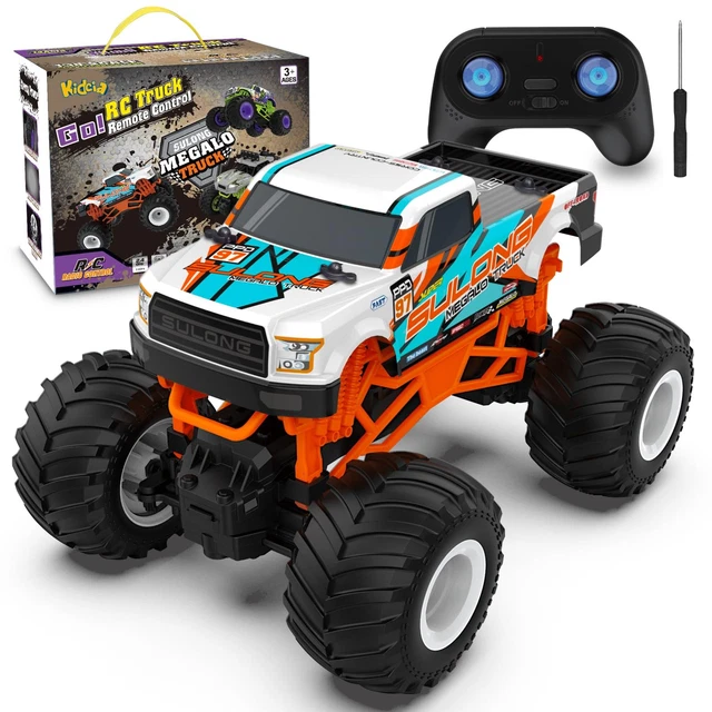 CARRO A CONTROL Remoto Todoterreno 1:16 RC Monster Truck Niños