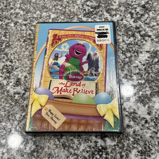 BARNEY THE LAND of Make Believe/Happy Mad Silly Sad (DVD, 2005