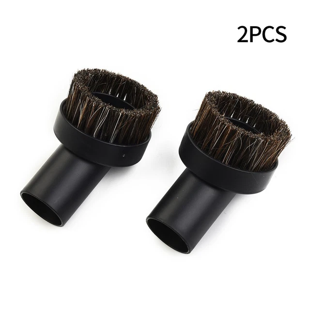 Brosse à épousseter Ronde En Crin De Cheval - Lot De 2, Pour Aspirateurs Shark NV350, NV500, Etc.