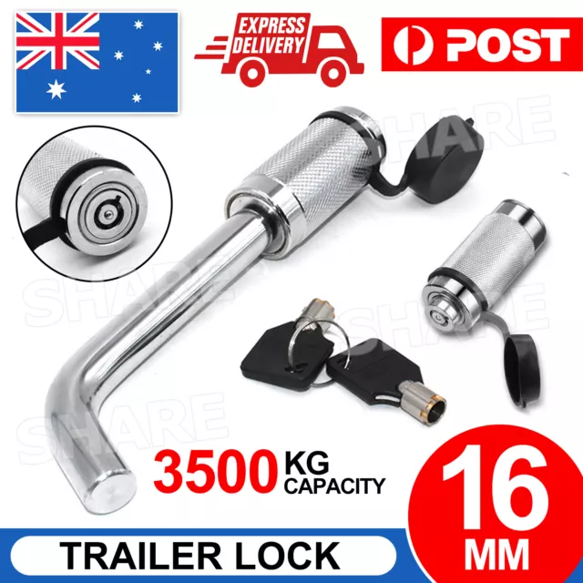 Hitch Pin Lock Security Tow Ball Bar L type Caravan Trailer Parts Anti Theft New