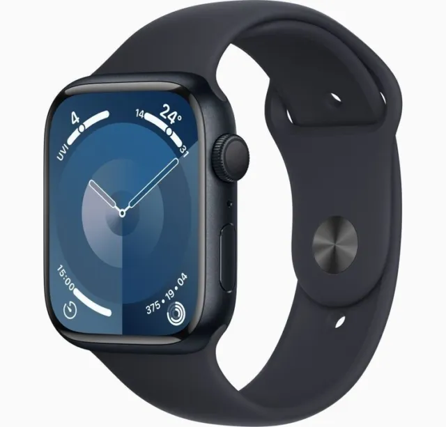 Apple Watch Series 9 45mm Sport Band - Black