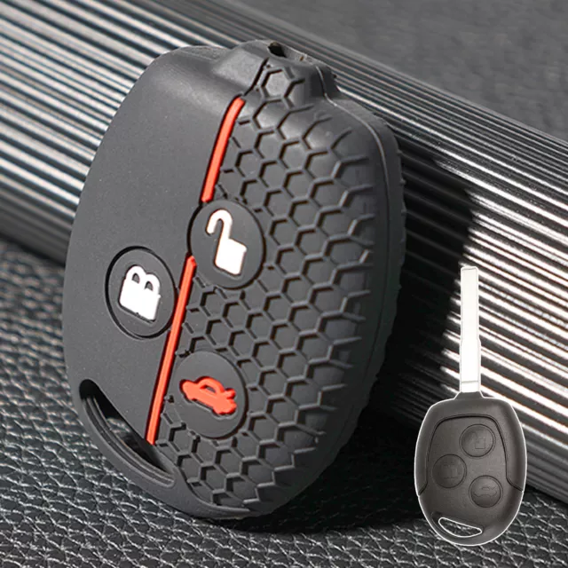 Remote Key Fob Case 3 Button Shell For Ford Transit Connect Mk7 Galaxy Fiesta