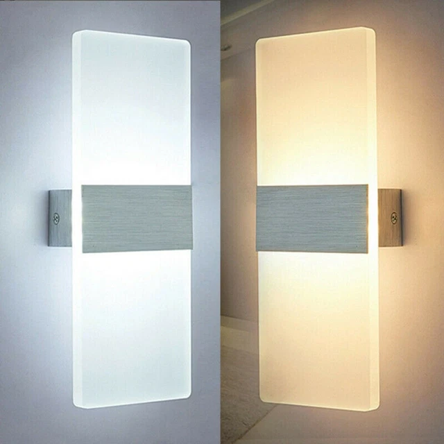 OSALADI 3W Dreieck LED Wandleuchte - Moderne Wandlampe Warmes Licht