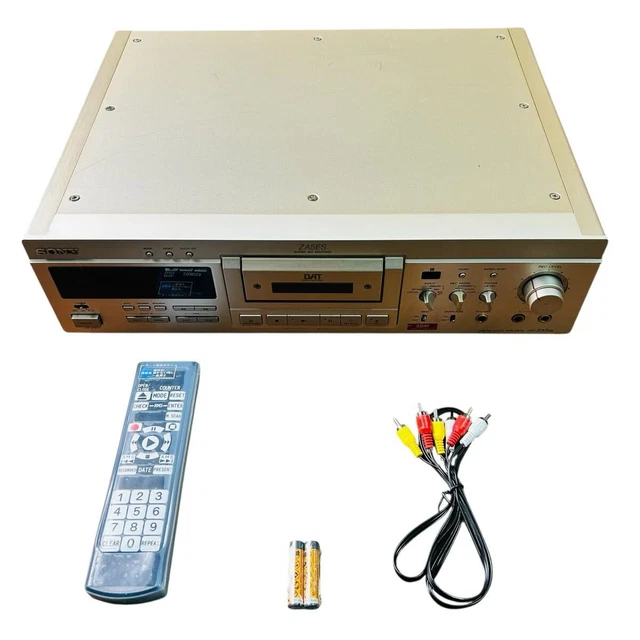 SONY DTC-ZA5ES Digital Audio Tape Deck w/ Remote Tested Works Japan GS03 8.5