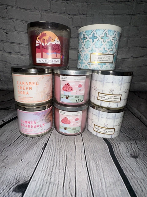 Qty Of 8 Bath & Body Works & White Barn 3 Wick Assorted Scent Candles 🌸🕯️🌼