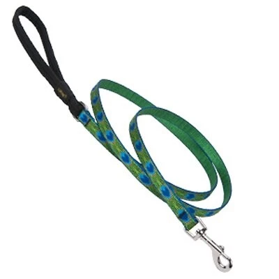 Dog Leash, Tail Feather Pattern, 1/2-In. x 6-Ft. -32639
