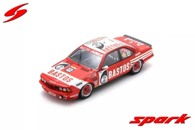 1:43 SPARK Bmw 6-Series 635 Csi #2 24H Spa 1984 Tassin Cudini Snobeck SB656