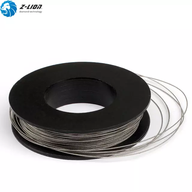 D 0.6mm Electroplated Diamond Wire Saw 3M Cutting Wire Saw Blade for Marble