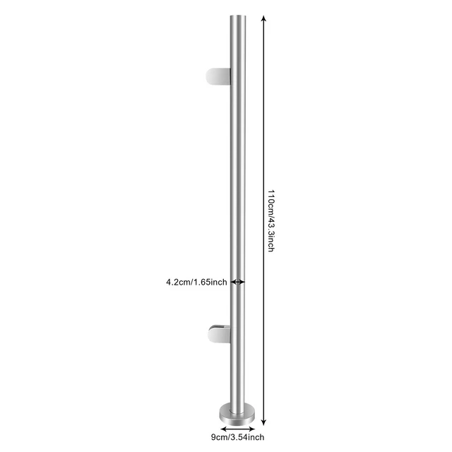 BALCONY POOL GLASS Panel Balustrade Railing Glazing Posts Stainless ...