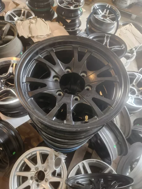15" X 6" 6 Lug On 5.5 Aluminum Trailer Wheel -