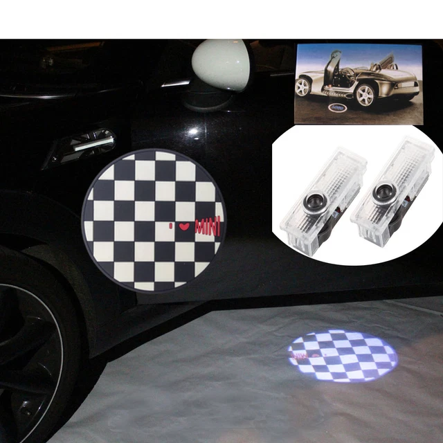 Lumières de Sortie Bienvenue Lumière à Damier Drapeau Convient pour Mini R50 R52