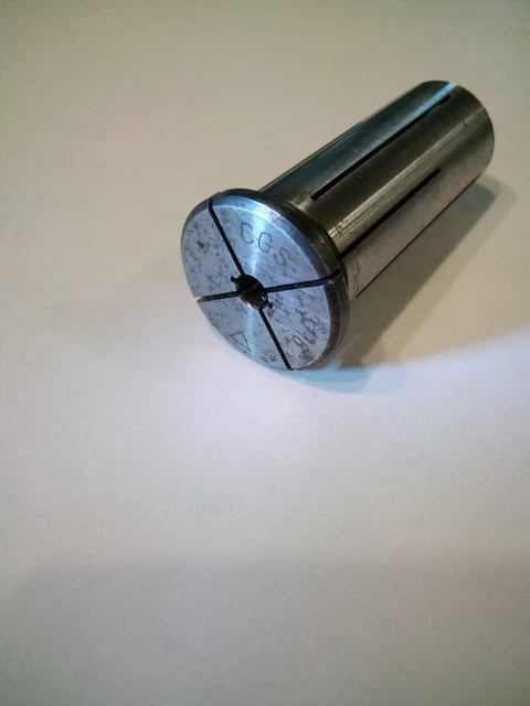 Sandvik CGS 3/16" I.D. 20mm O.D. Collet Sleeve HydroGrip Hydraulic Chuck 0.1875