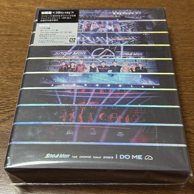  Man/ Man 1st DOME tour 2023 i … Snow Man 1st DOME tour 2023 i DO ME Blu-ray Standard Edition