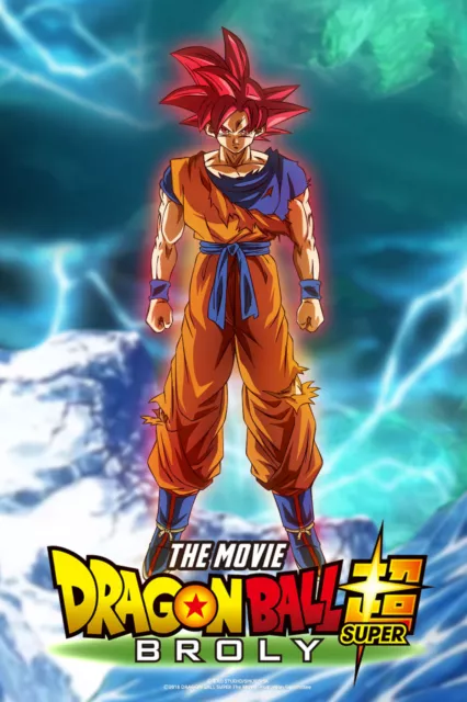 Dragon Ball Super Poster Gogeta Blue from movie W/Logo 12inx18in