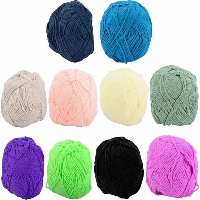 Family Handmade Crochet Scarf Hat Sweater Slipper Shawl Yarn String 2pcs