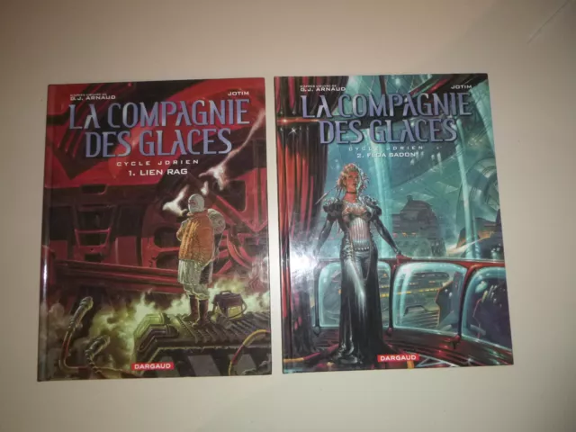 Bd Jotim La Compagnie Des Glaces Tome 1 Et 2 Avec Dessin Et Dedicace Dargaud