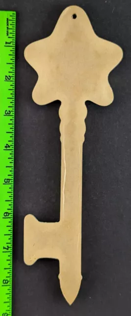 Vintage 1950s Florida Everglades Souvenir Key Shaped Plastic Thermometer 3