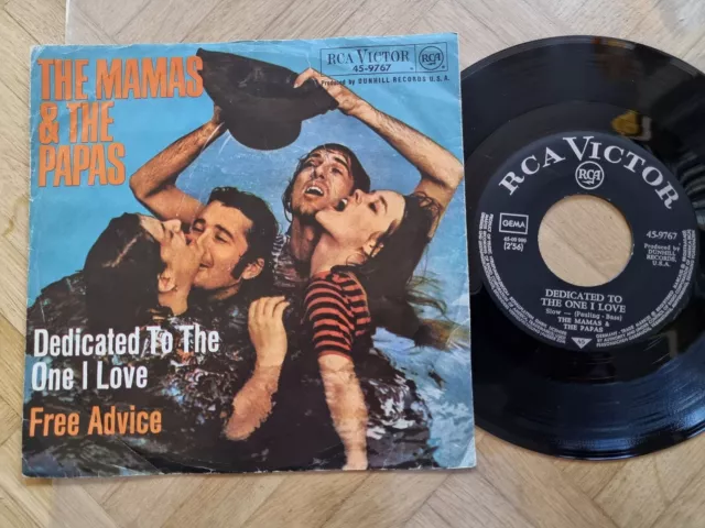 The Mamas & the Papas - Dedicated to the one I love 7'' Vinyl Germany