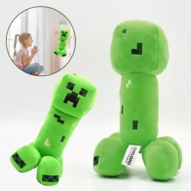 CARTOON MINECRAFT KIDS Toy Green Creeper Animal Soft Plush Stuffed Doll Gift  £2.99 - PicClick UK