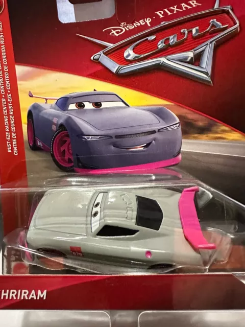 DISNEY PIXAR CARS SHRIRAM # 070 Pink spoiler race car New Gen FEMALE?