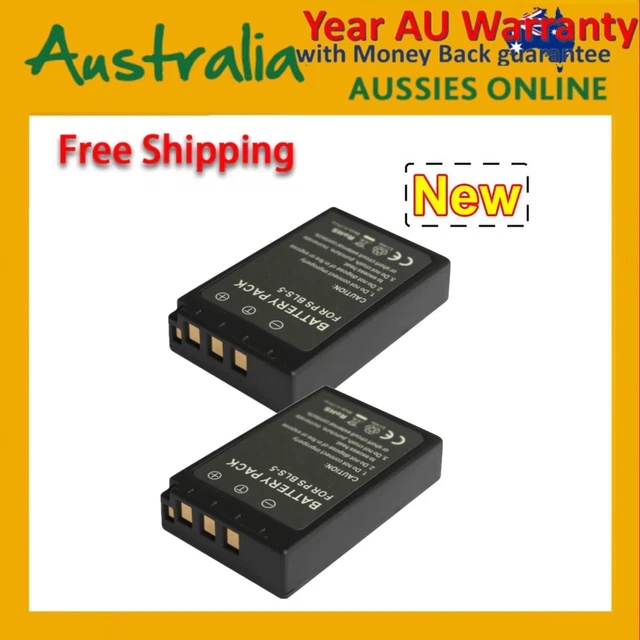AUS BATTERY PACK For PS-BLS5 Olympus OMD OM-D E-M10 Mark II Mark