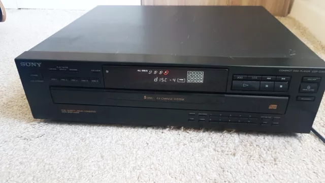 SONY Compact Disc Player, 5-fach CD-Wechsler - Modell CDP-C 365 - HiFi Baustein