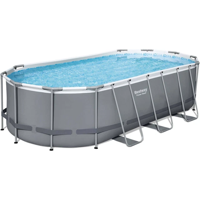 BESTWAY POWER STEEL Oval Frame Pool Set 549 x 274 x 122 cm (56710GS
