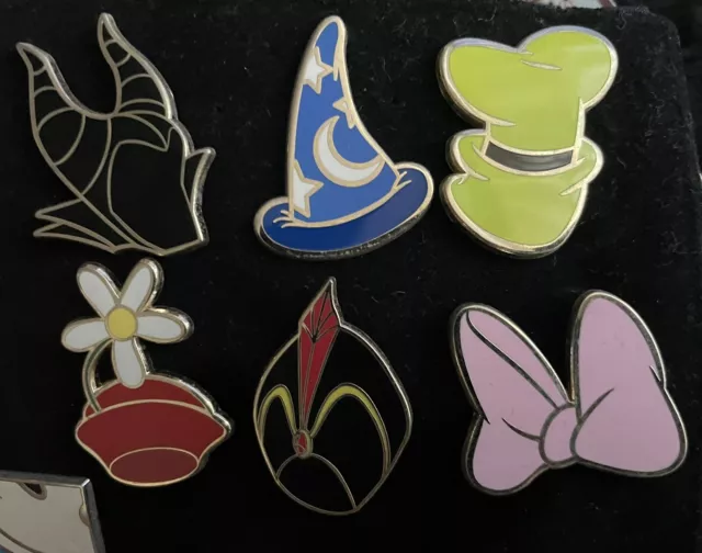 2012 Character Hats Mystery Set ￼of Disney Trading Pins - Complete Set of 16