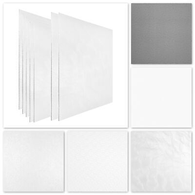 10 PVC Placas de Techos Reticulados 62x62 Paneles para Frustrado Rejilla Oficina