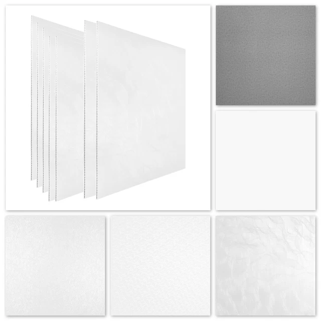 300 PVC Rasterdeckenplatten 62x62 Rivestimento Soffitto Pannelli Grigio