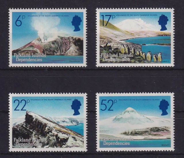 Falkland-Inseln Dependencies 1984 Vulkane Mi.-Nr. 125-128 postfrisch **