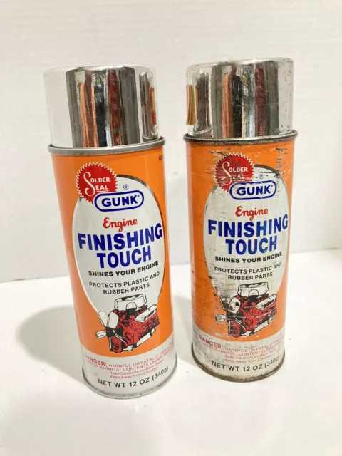 Vintage 1980's or 90’s  Cans of Gunk Engine Spray Shine  For  The Hot Rod.