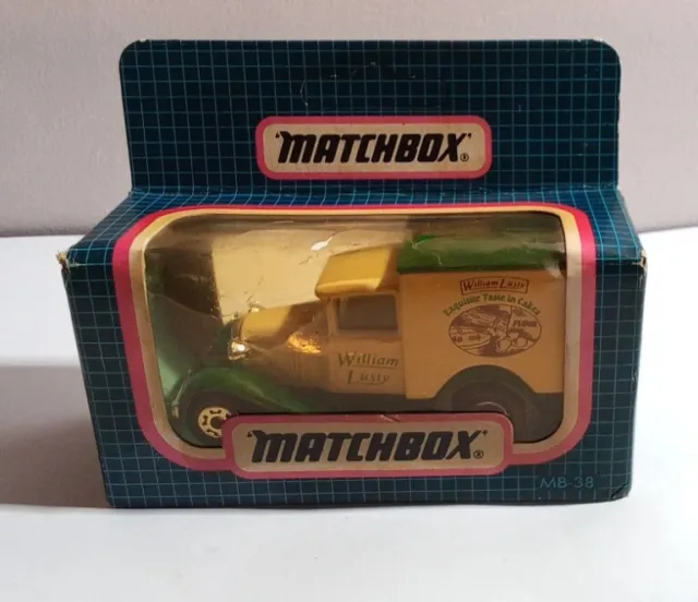 Matchbox 1990 Diecast Model A Ford Van - William Lusty Cakes - Mb-38 - Boxed