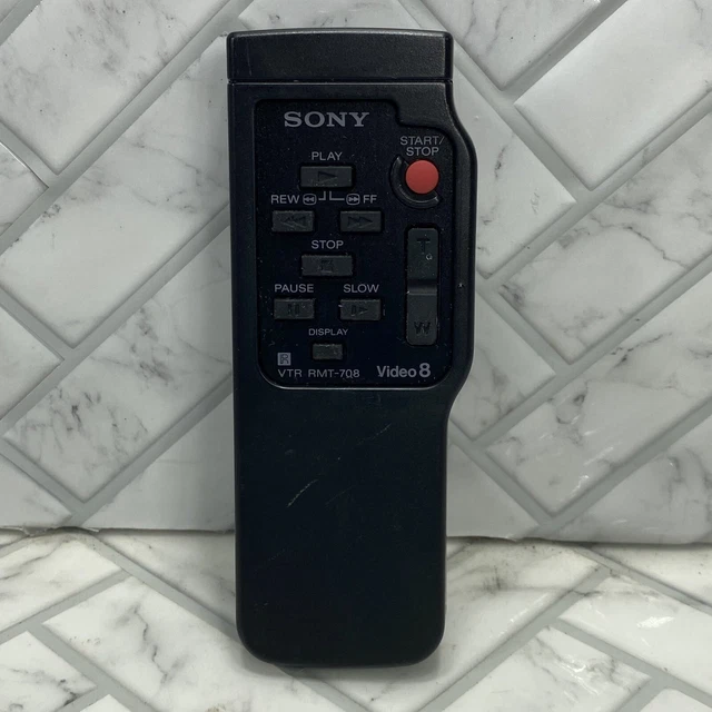 OEM SONY VTR RMT 708 Video 8 Handycam Remote Clean Tested