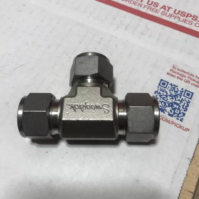 New Swagelok 5/8" OD Tube Union Tee 316 Stainless Steel TEE SS-1010-3