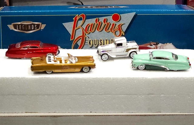 HOT WHEELS LEGENDS Barris Kustom 4 Car Set Limited Edition