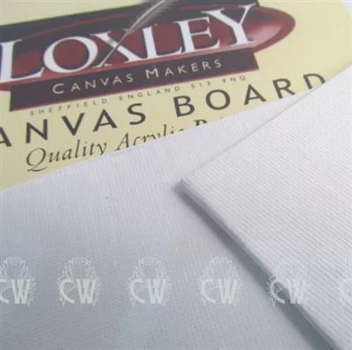 Loxley TRIPLE Pack Artists Canvas Boards. Gesso Primed For Acrylic or Oil Paint 2