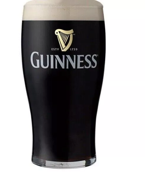 Full Case of 24 X Guinness Tulip Pint Glasses 20oz Latest Design Brand New