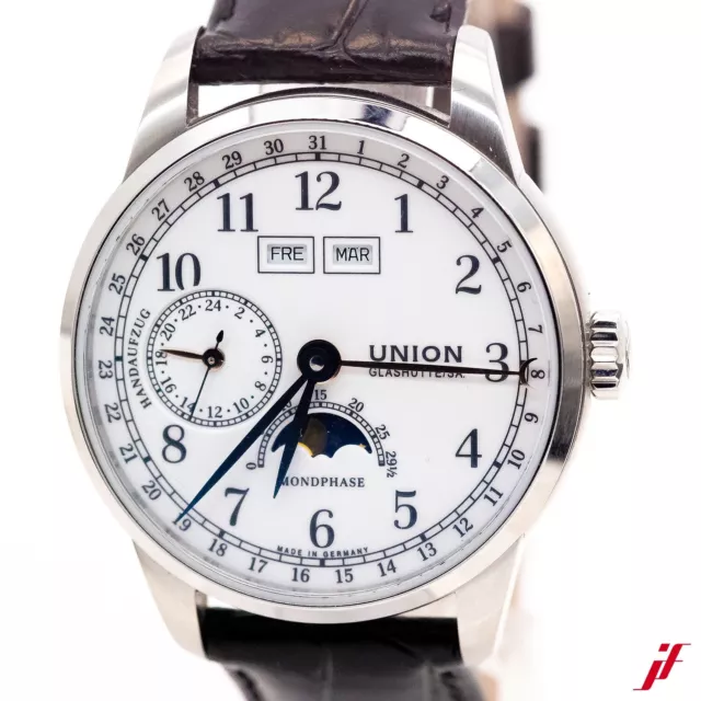 Union Glashütte 1893 41mm Ref.D007.458.16.017.00 Edelstahl Handaufzug