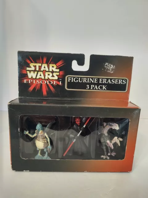 Star Wars Episode 1 Figurine Erasers 3 Pack Watto Darth Maul Sebulba