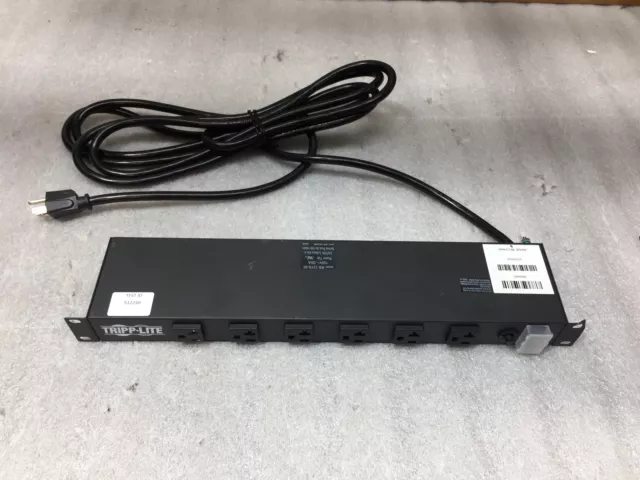 TRIPP LITE DATA CENTER RS-1215-20 1U Rackmount Power Strip, w/ Rack Mounts