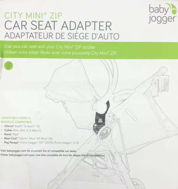 Baby Jogger City Mini Zip Stroller Infant Car Seat Adaptor