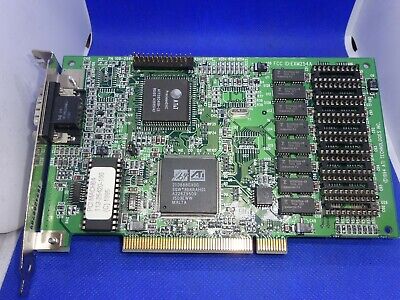 ATI Mach 64 1mb DRAM PCI SCHEDA VIDEO VGA #gk1749 