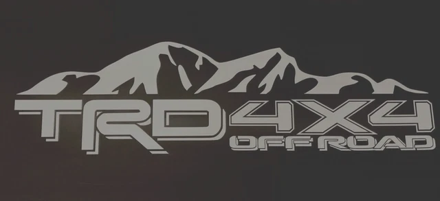 1 TRD DECAL Sticker Toyota Racing Development Truck Off Road 4x4 Tacoma