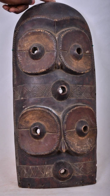 African Tribal Art, bembe Mask  from Democratic Republic of Congo