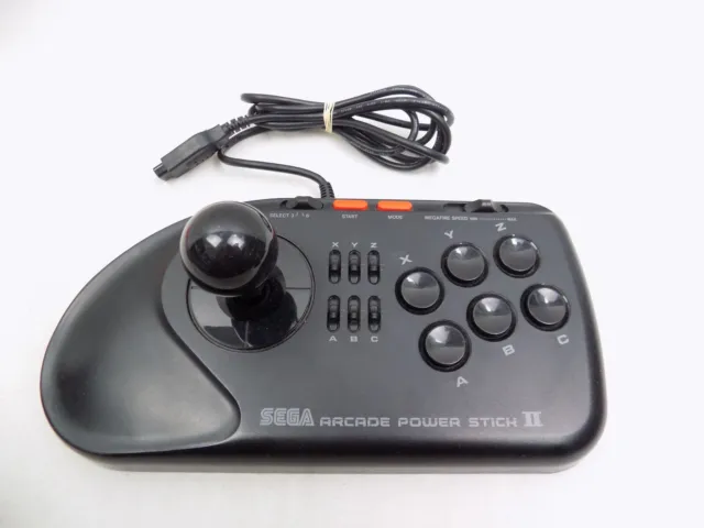 Sega Mega Drive Arcade Power Stick II 2 6 Button Joystick Controller
