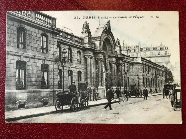 cpa carte postal 34 Paris 8 le palais de l Elysée